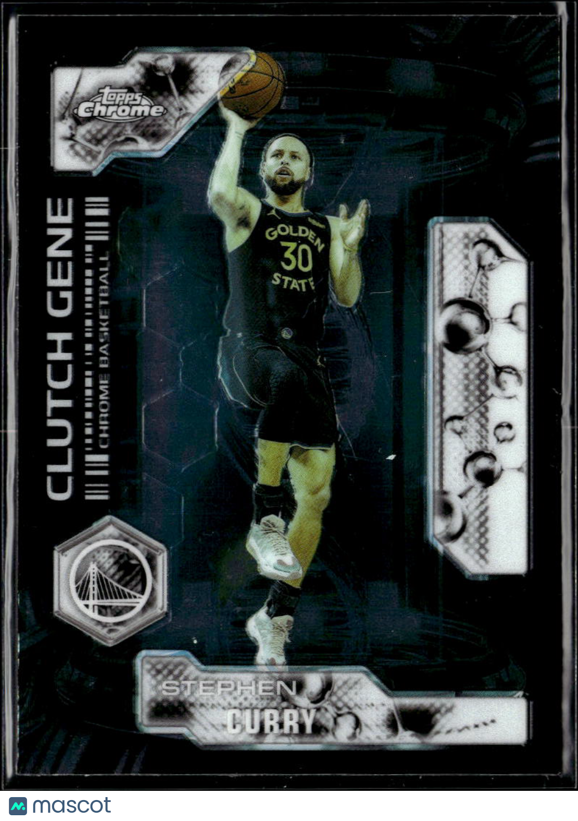 Stephen Curry 2026 Topps Chrome Clutch Gene Golden State Warriors