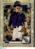 Drew Romo 2020 Bowman Chrome 1st Superfractor RC 1/1 Colorado Rockies