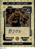 Obi Toppin 2023-24 Optic Auto Autograph Gold Vinyl 1/1 Indiana Pacers Knicks