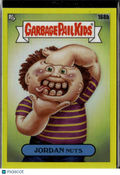 Joprdan Nuts 2022 Topps Garbage Pail Kids Yellow Refractor 85/275 #168b
