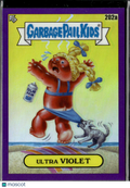 Ultra Violet 2022 Topps Garbage Pail Kids Purple Refractor 218/250 #202a