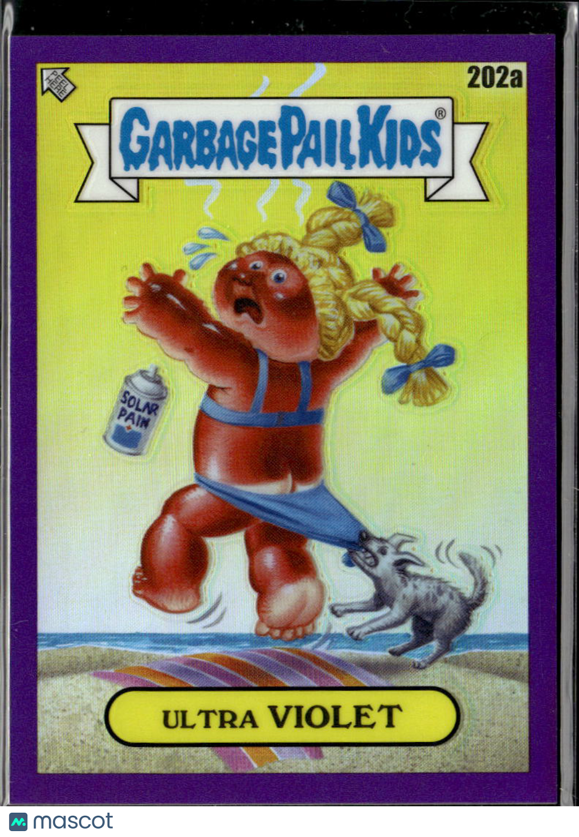 Ultra Violet 2022 Topps Garbage Pail Kids Purple Refractor 218/250 #202a