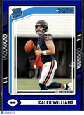 Caleb Williams 2024 Donruss Rated Rookie Blue Press Proof RC Chicago Bears