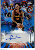 Zaccharie Risacher 2026 Topps Chrome Update Auto Autograph 4/150 Atlanta Hawks