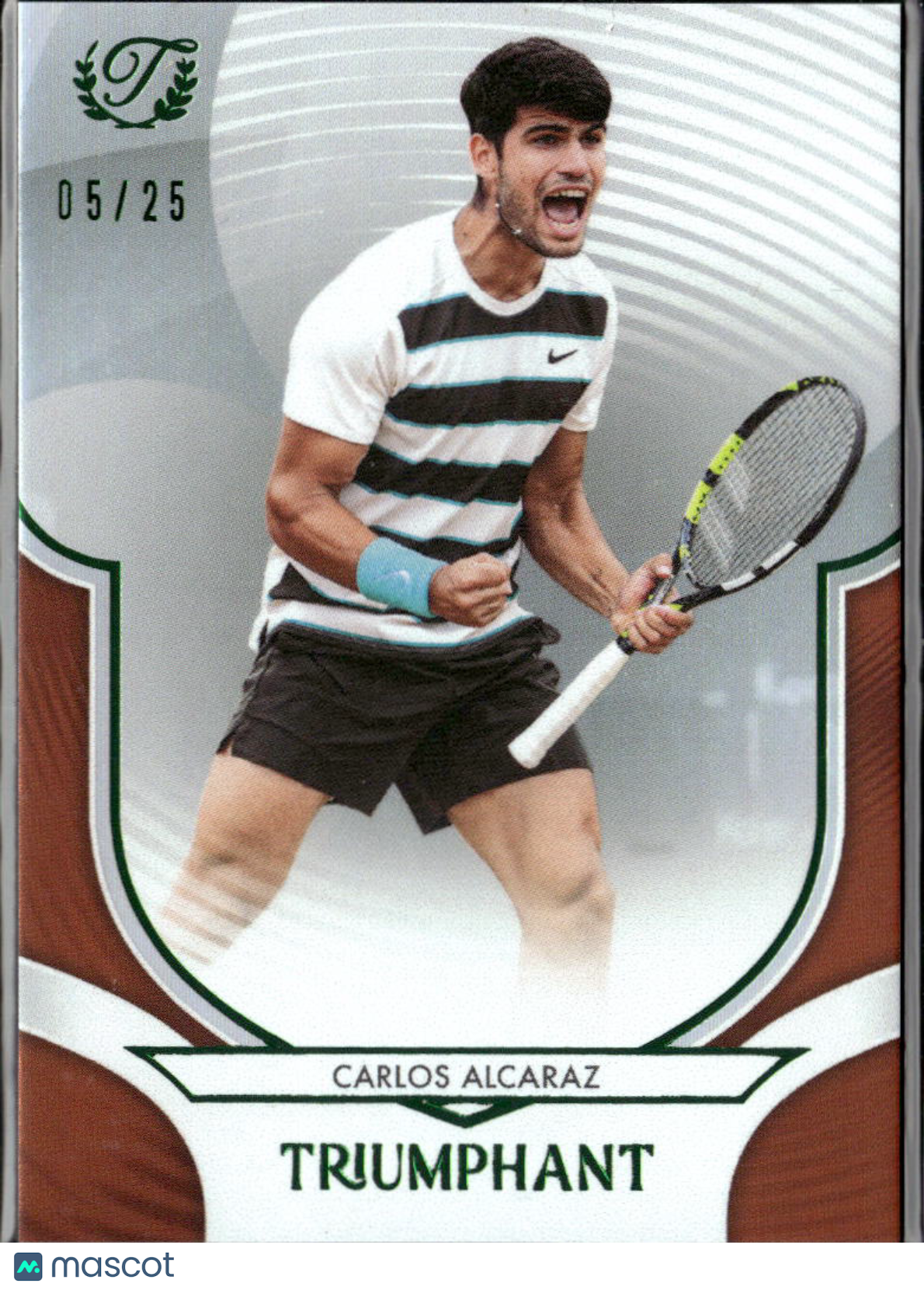 Carlos Alcaraz 2025 Topps Triumphant Tennis 5/25