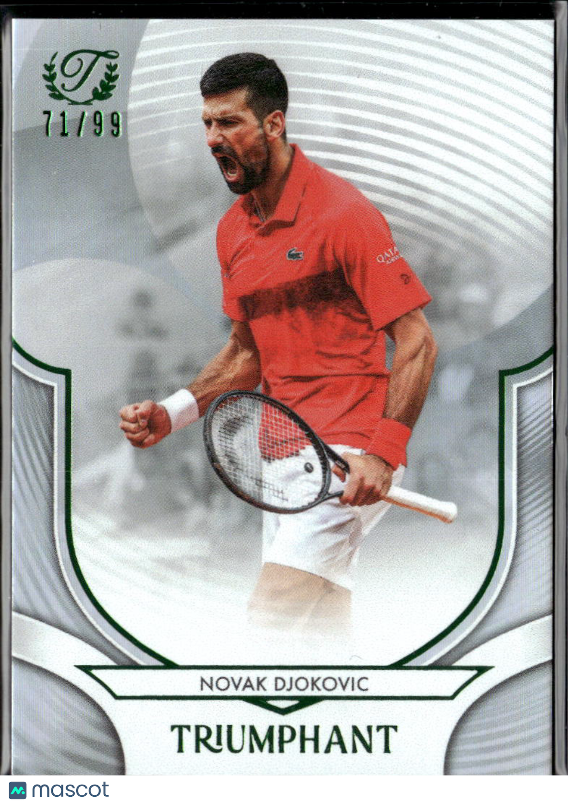 Novak Djokovic 2025 Topps Triumphant Tennis 71/99
