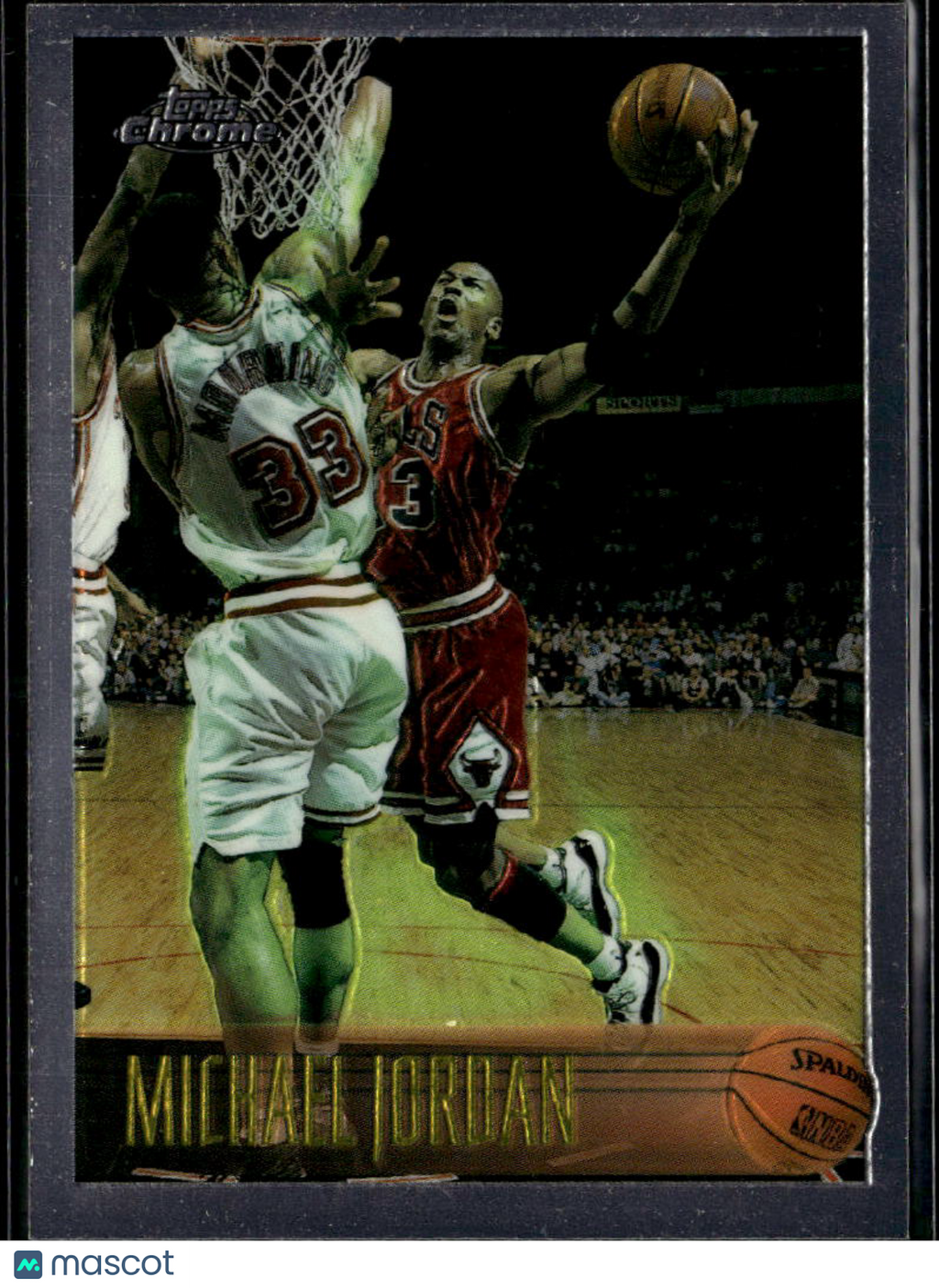 Michael Jordan 1995 Topps Chrome Card #139 Chicago Bulls