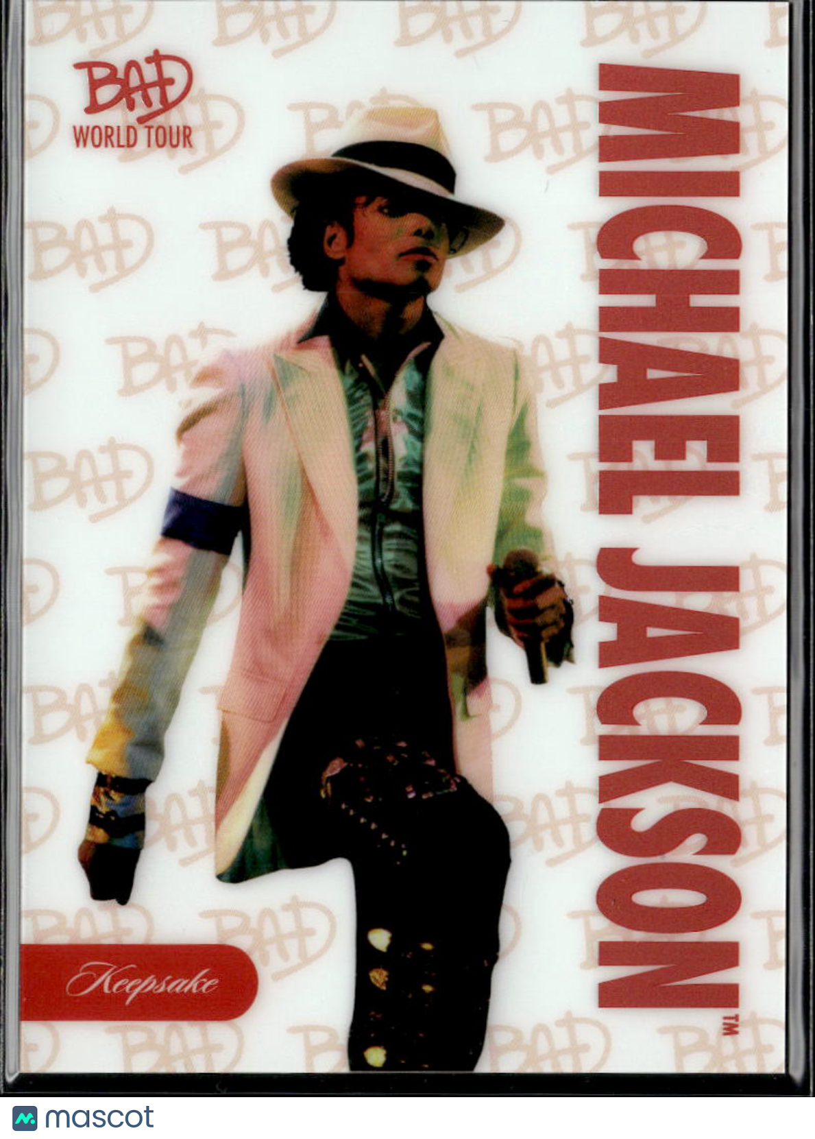 Michael Jackson 2025 Super Products Keepsake Bad World Tour Premiere Edition #25