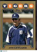 Jim Leyland 2008 Topps Gold 1662/2008 Detroit Tigers