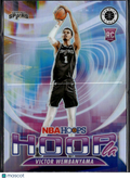 Victor Wembanyama 2023-24 NBA Hoops Hoopla Silver Prizm Rookie RC Spurs