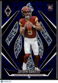 Jayden Daniels 2024 Phoenix Purple Lazer Rookie RC 44/125 Washington Commanders