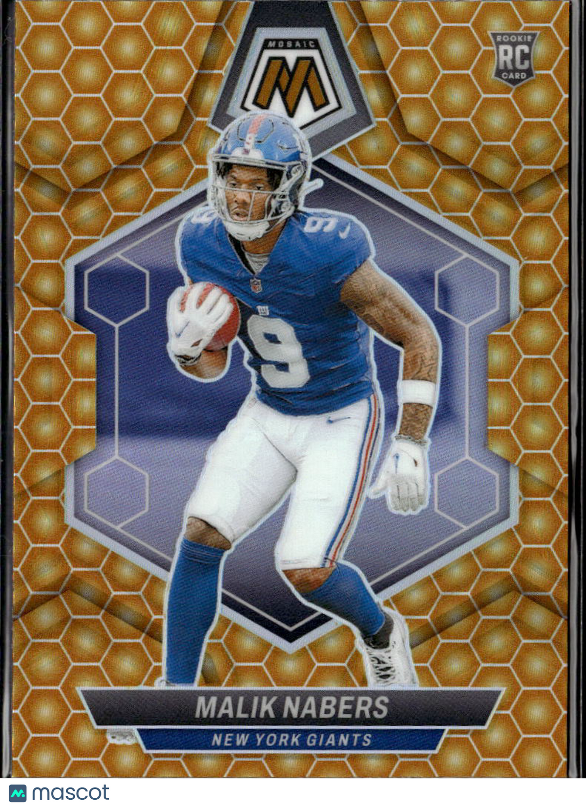 Malik Nabers 2024 Mosaic Honeycomb SSP Rookie RC New York Giants