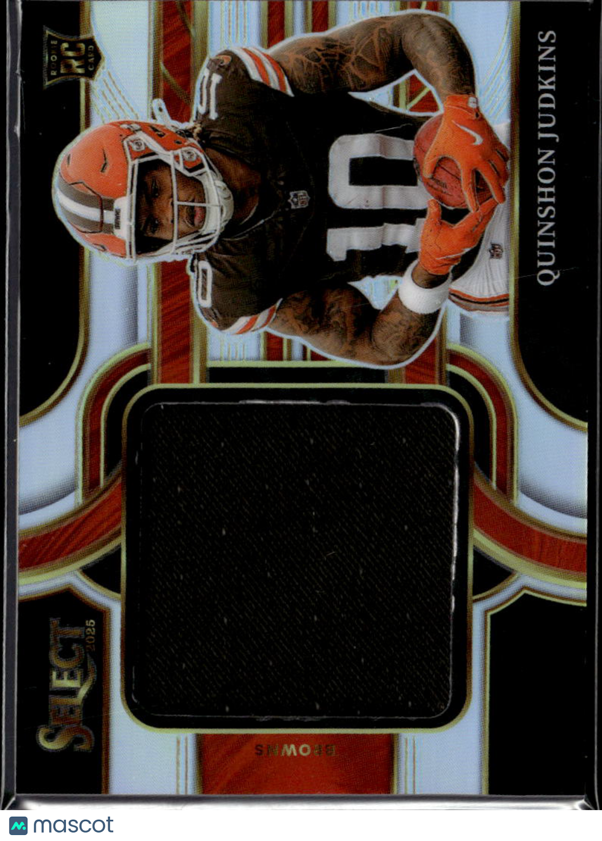Quinshon Judkins 2025 Select Jersey Patch RC 68/149 Cleveland Browns