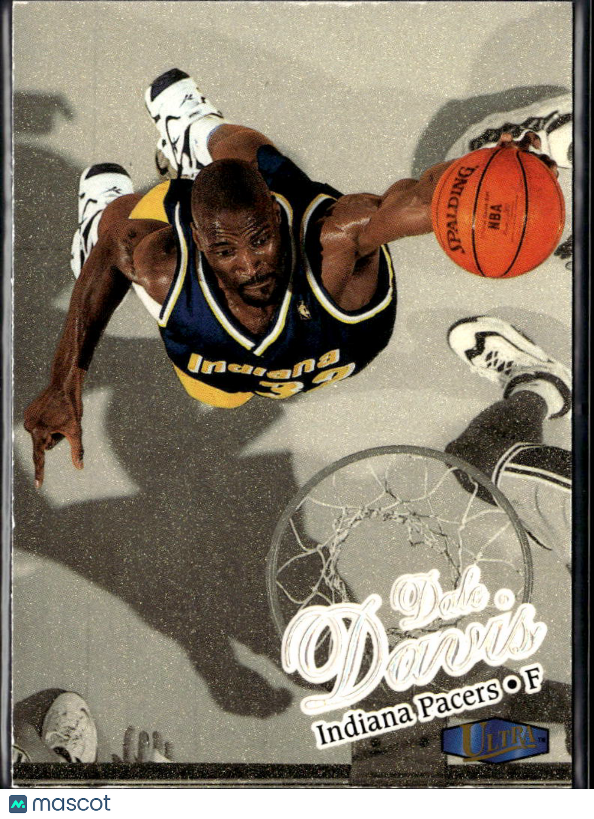Dale Davis 1997 Fleer Ultra Gold Medallion Edition Indiana Pacers