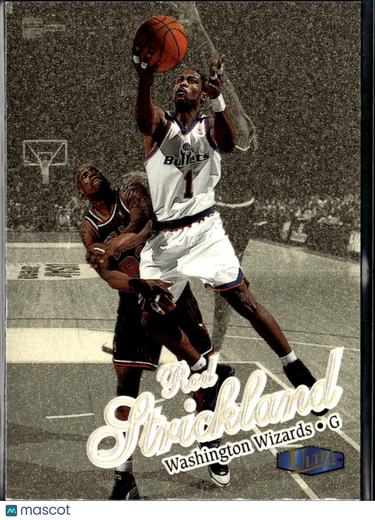 Rod Strickland 1997 Fleer Ultra Gold Medallion Edition Bullets Wizards