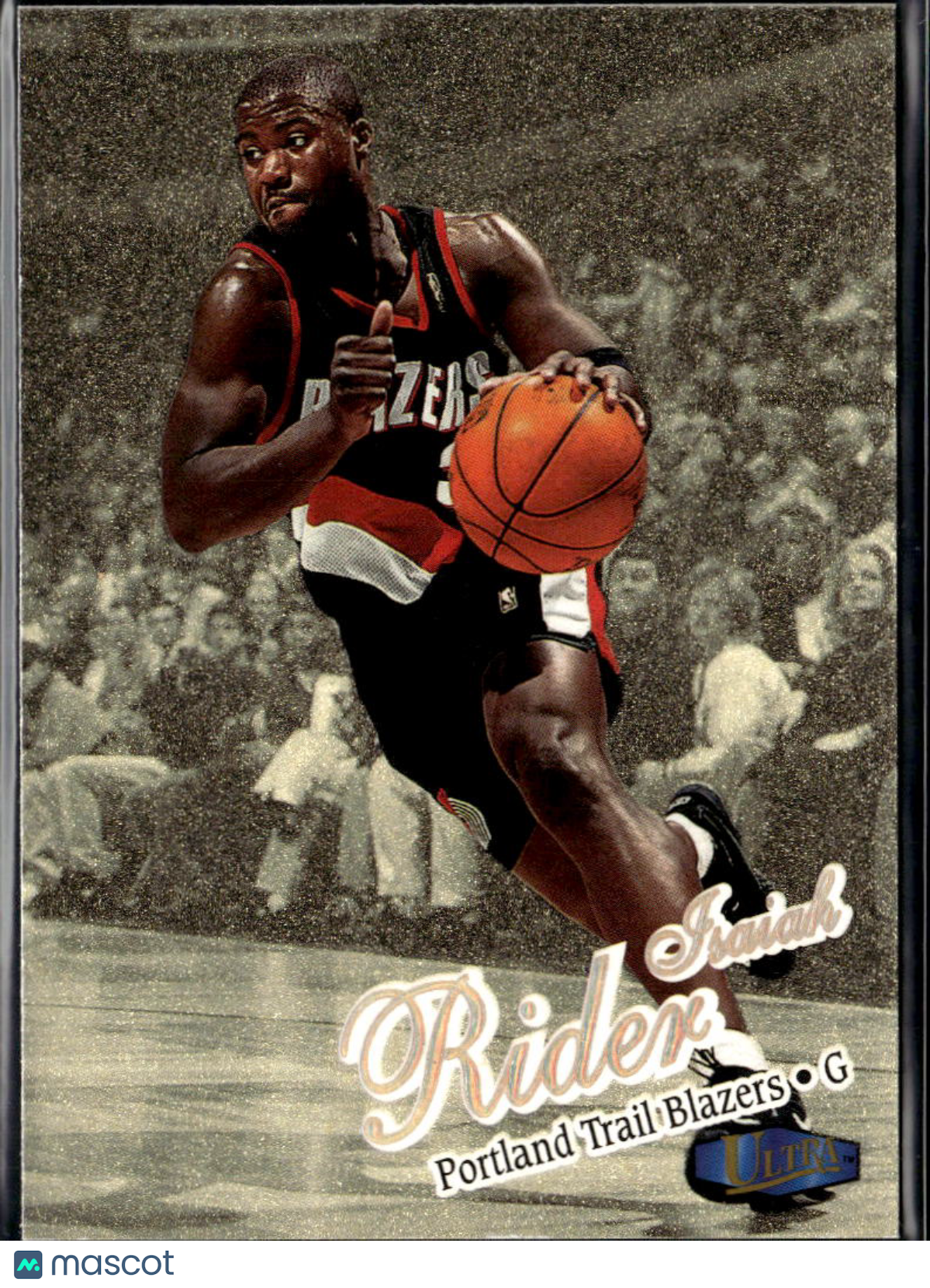 Isaiah Rider 1997 Fleer Ultra Gold Medallion Edition Portland Trail Blazers