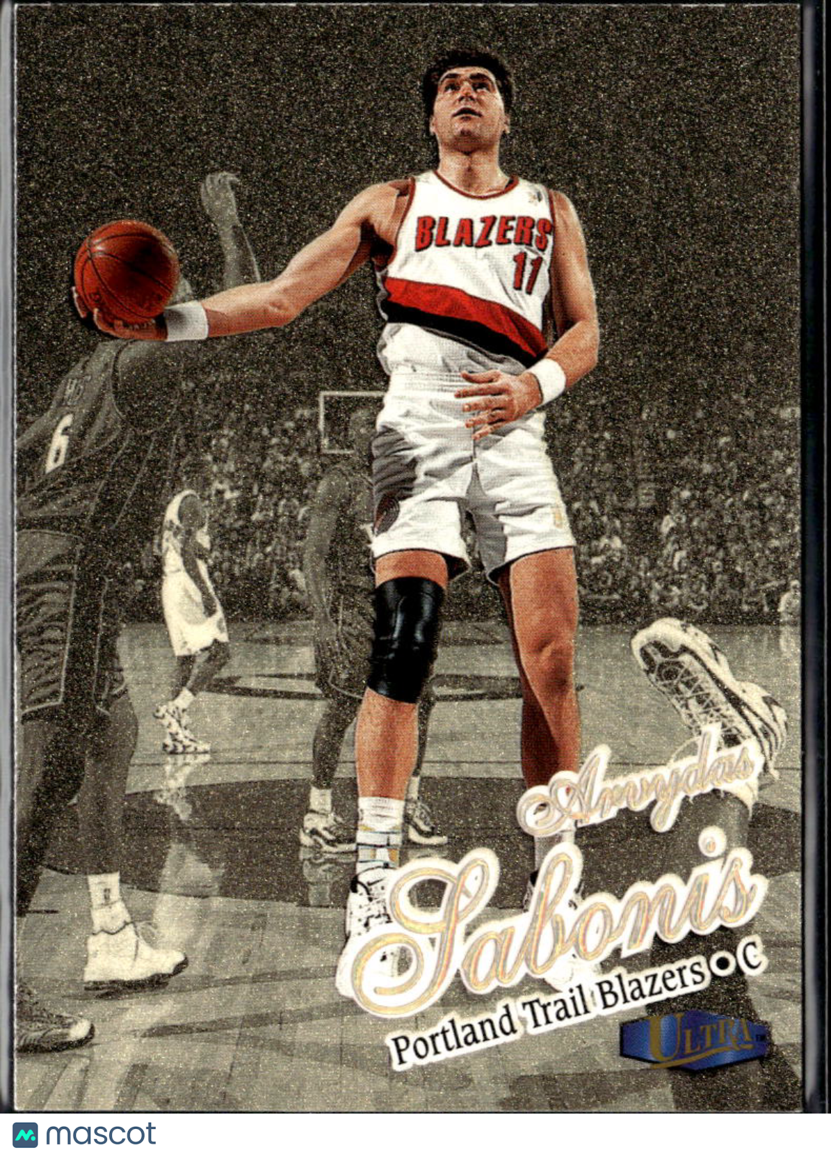 Arvydas Sabonis 1997 Fleer Ultra Gold Medallion Portland Trail Blazers