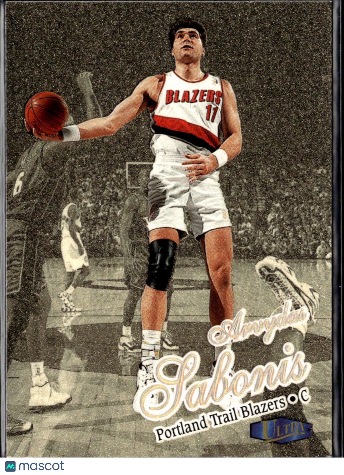Arvydas Sabonis 1997 Fleer Ultra Gold Medallion Portland Trail Blazers