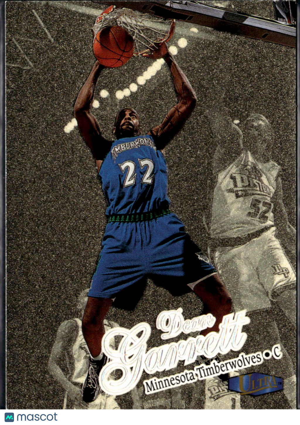 Dean Garrett 1997 Fleer Ultra Gold Medallion Edition Minnesota Timberwolves