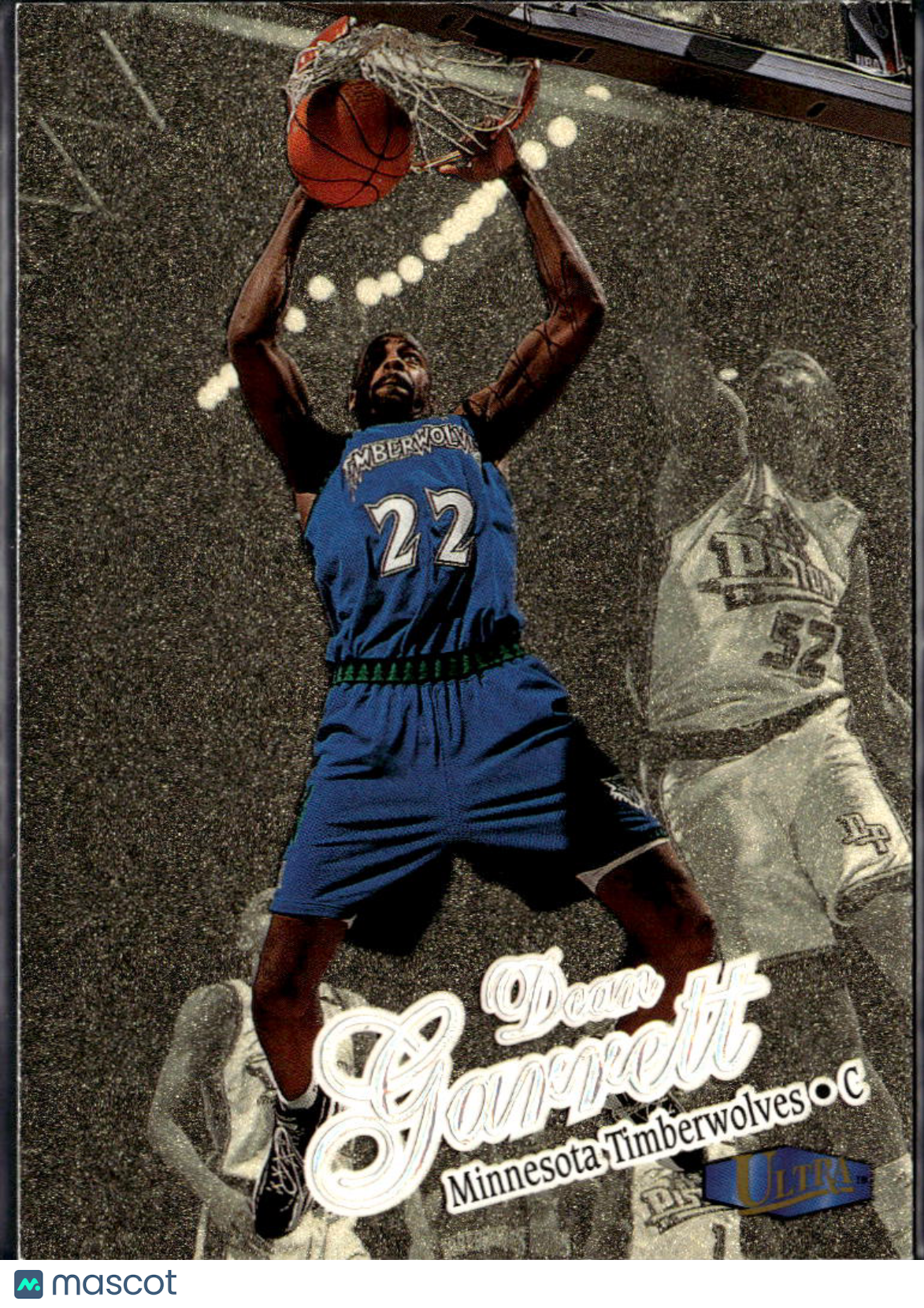 Dean Garrett 1997 Fleer Ultra Gold Medallion Edition Minnesota Timberwolves