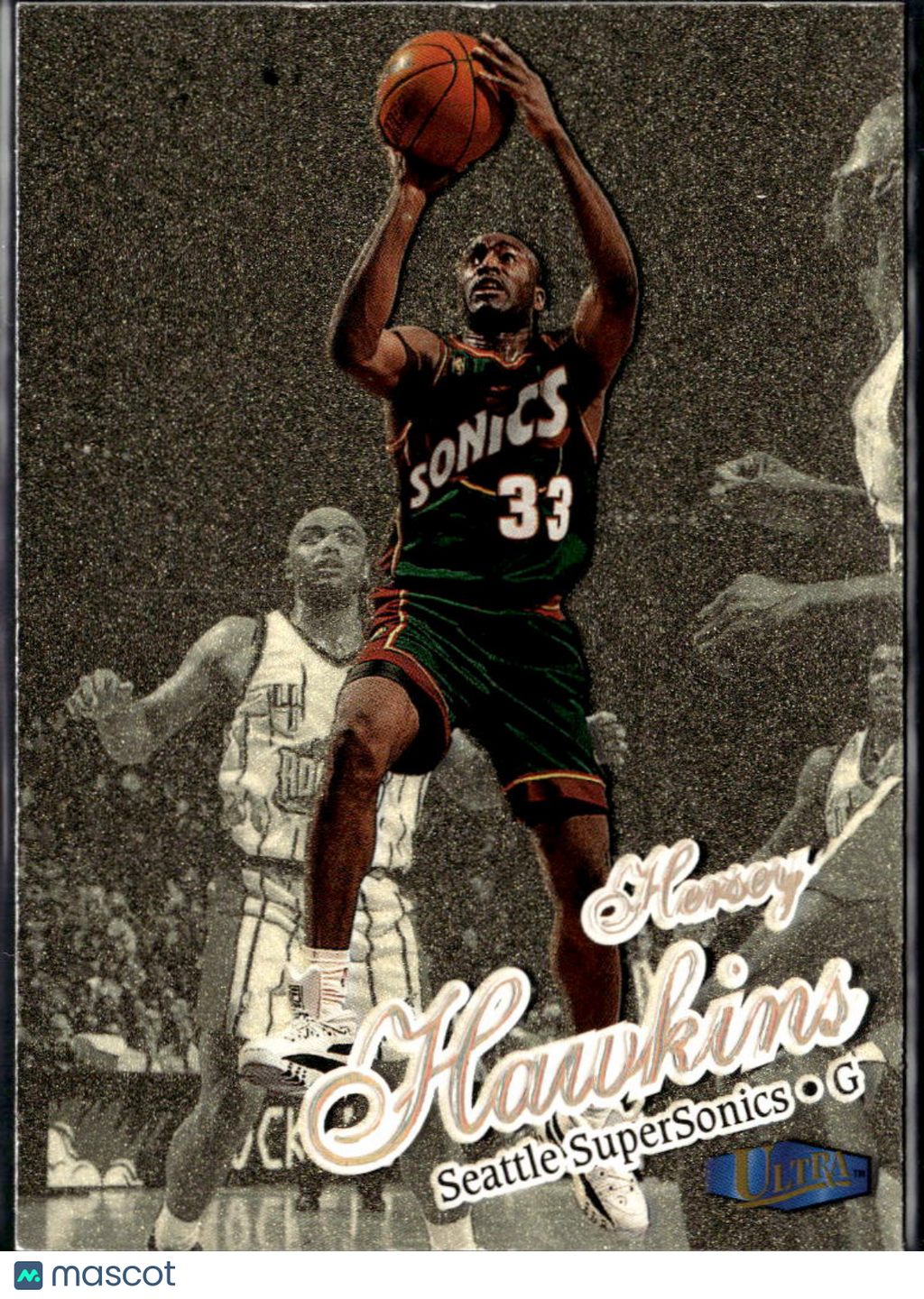 Hersey Hawkins 1997 Fleer Ultra Gold Medallion Edition Seattle SuperSonics
