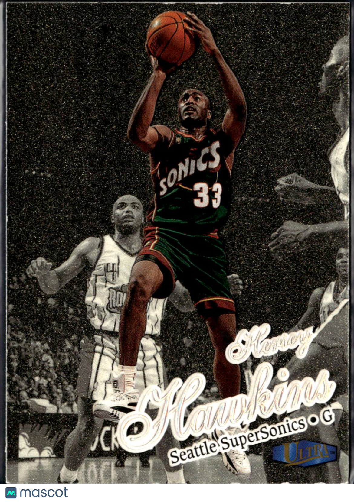 Hersey Hawkins 1997 Fleer Ultra Gold Medallion Edition Seattle SuperSonics