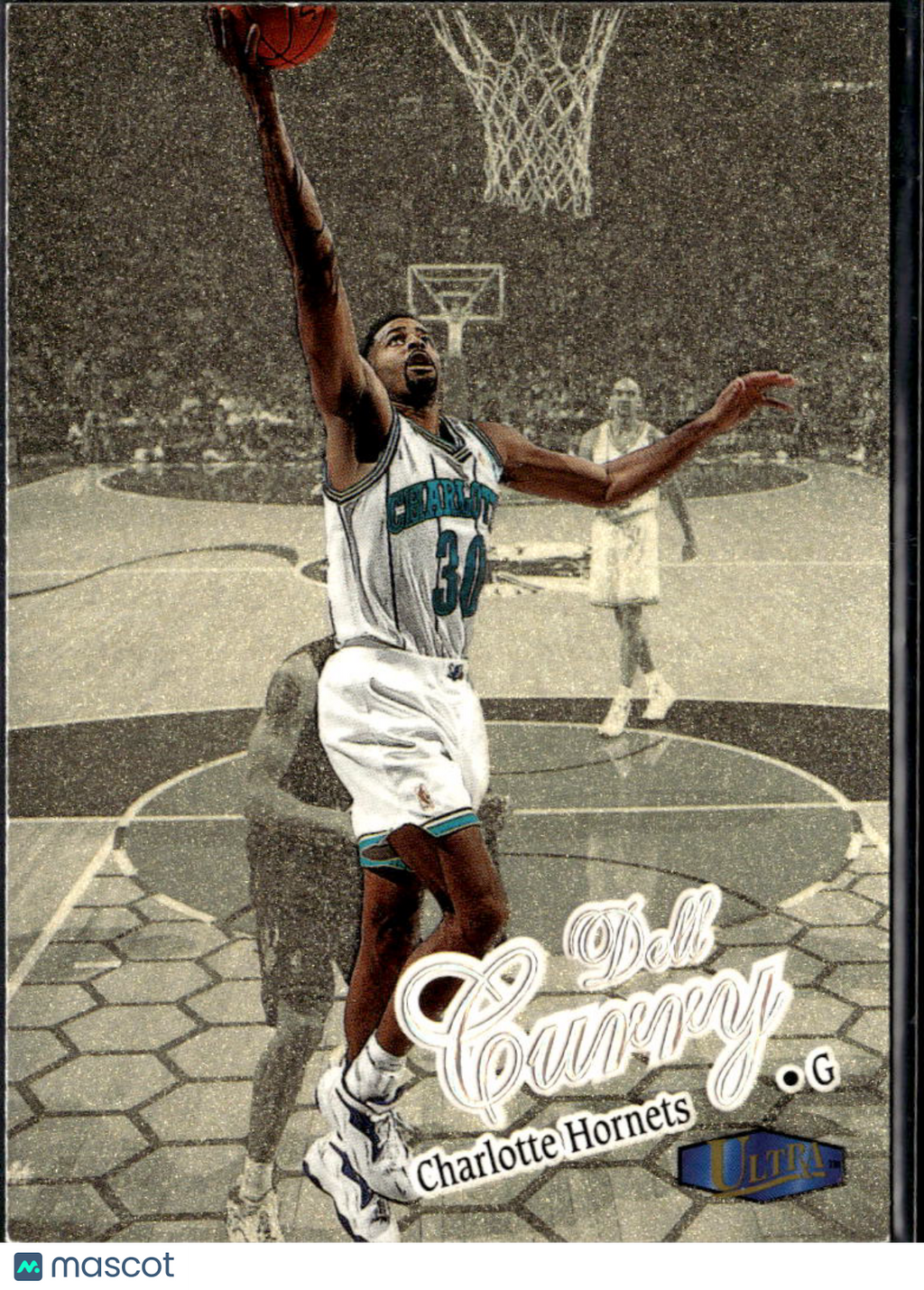 Dell Curry 1997 Fleer Ultra Gold Medallion Charlotte Hornets
