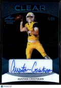 Austan Cristiaan 2026 Leaf Trinity Clear Auto Autograph 7/25