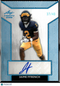 Jaime Ffrench 2026 Leaf Trinity Auto Autograph RC Michigan Wolverines 37/40