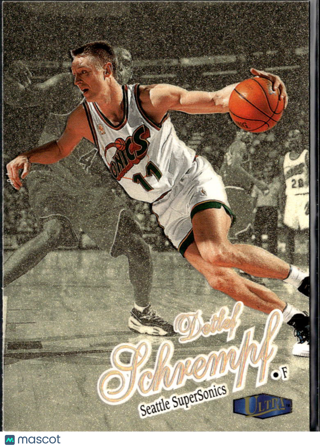 Detlef Schrempf 1997 Fleer Ultra Gold Medallion Seattle SuperSonics