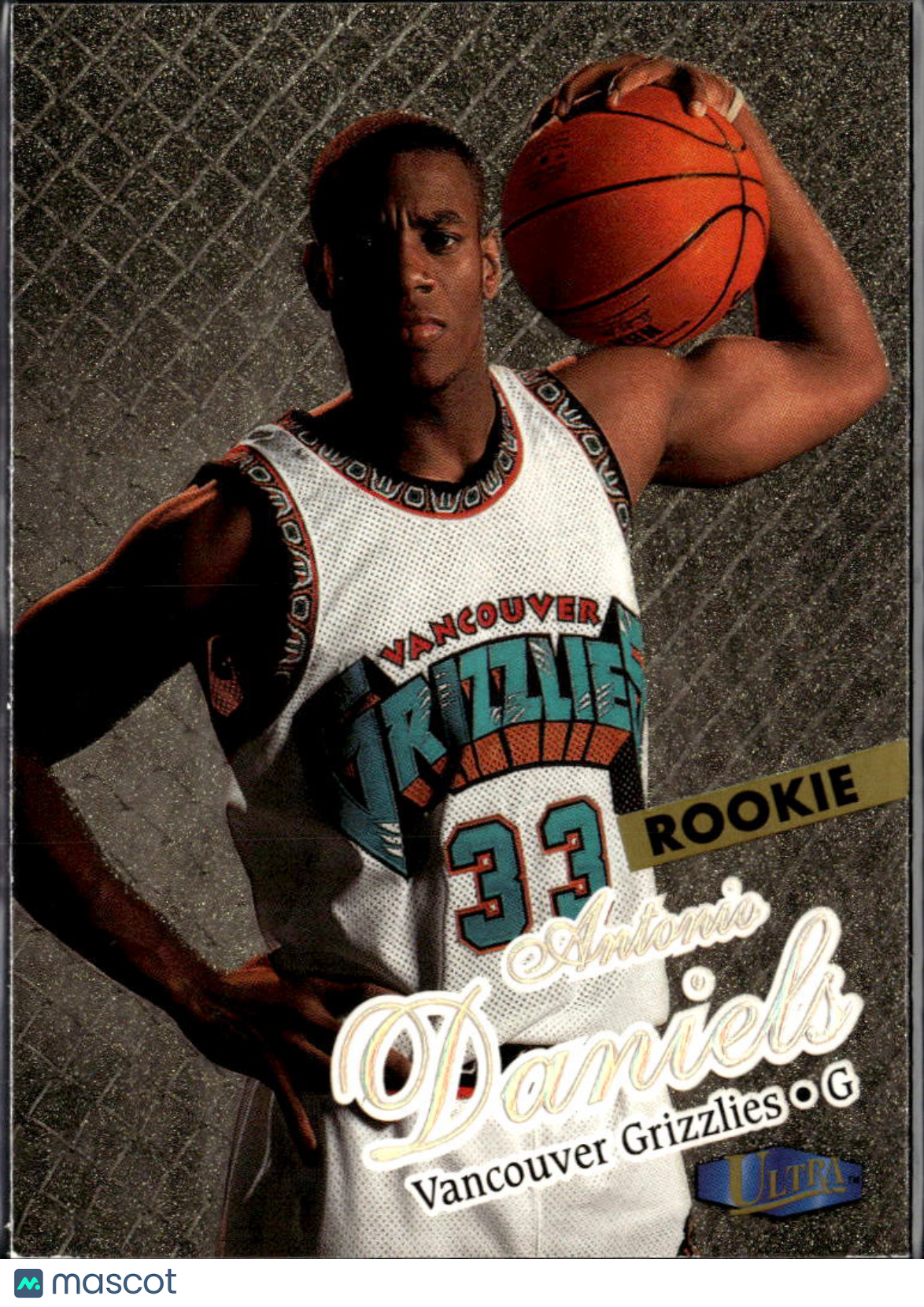 Antonio Daniels 1997 Fleer Ultra Gold Medallion Edition Vancouver Grizzlies