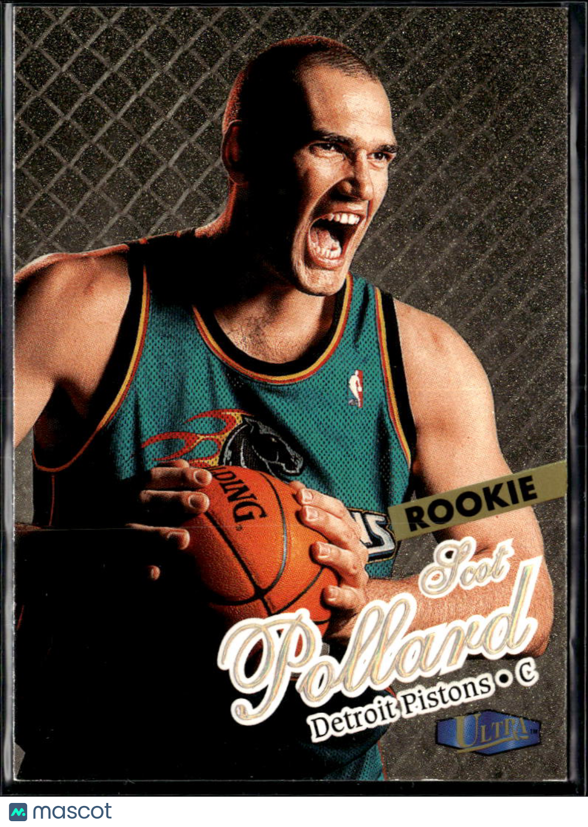 Scot Pollard 1997 Fleer Ultra Gold Medallion Edition Detroit Pistons