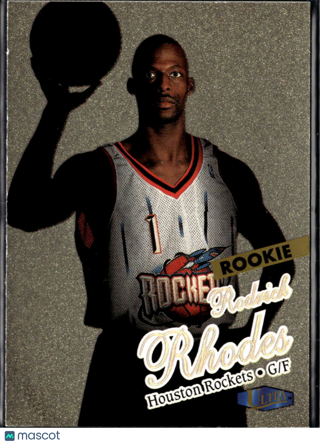 Rodrick Rhodes 1997 Fleer Ultra Gold Medallion Houston Rockets