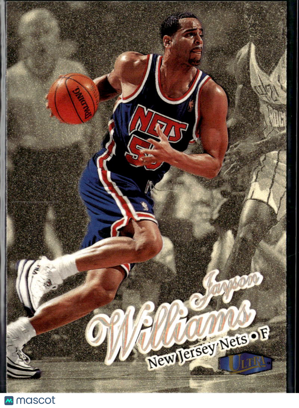 Jayson Williams 1997 Fleer Ultra Gold Medallion Edition New Jersey Nets