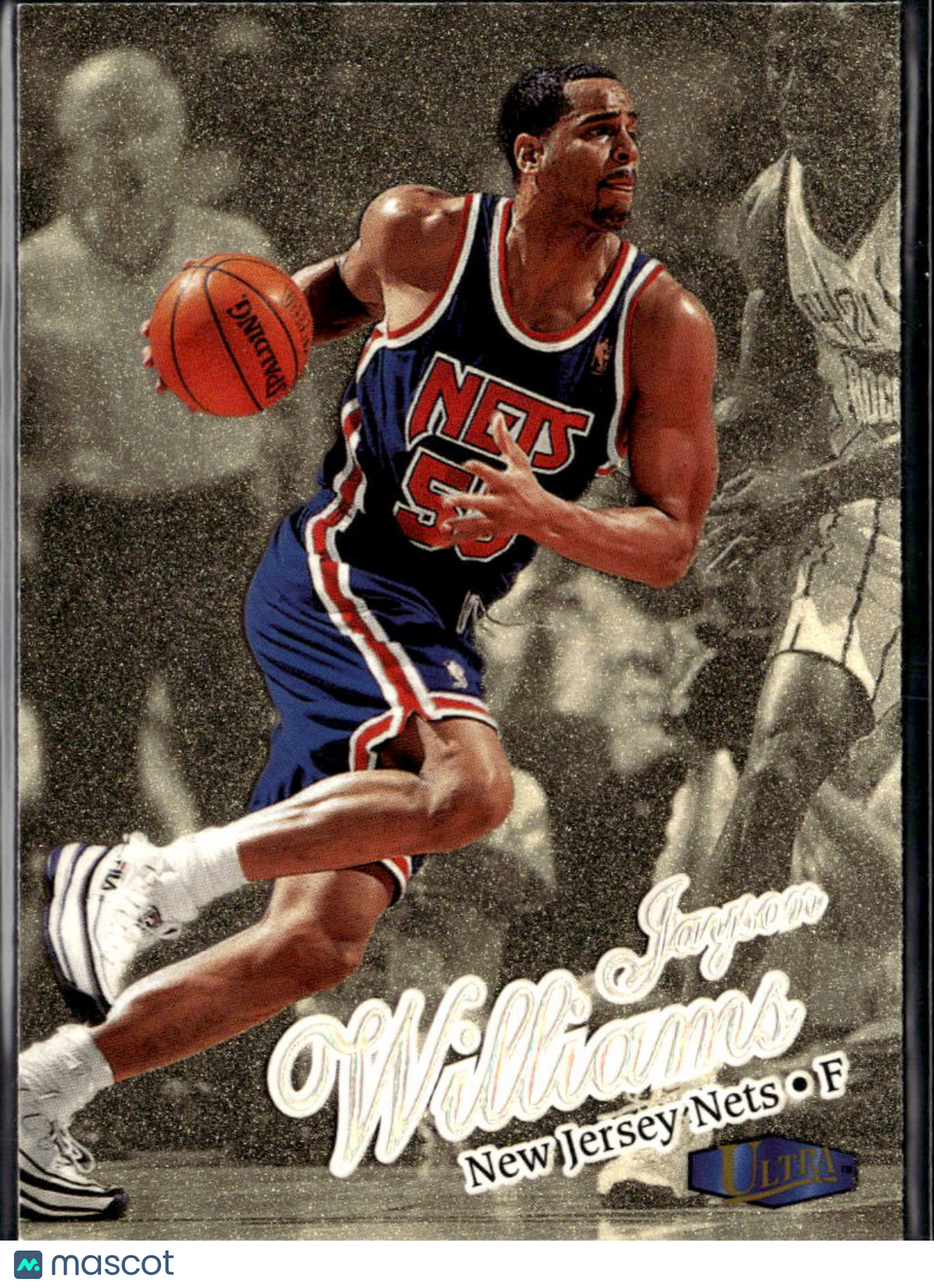 Jayson Williams 1997 Fleer Ultra Gold Medallion Edition New Jersey Nets