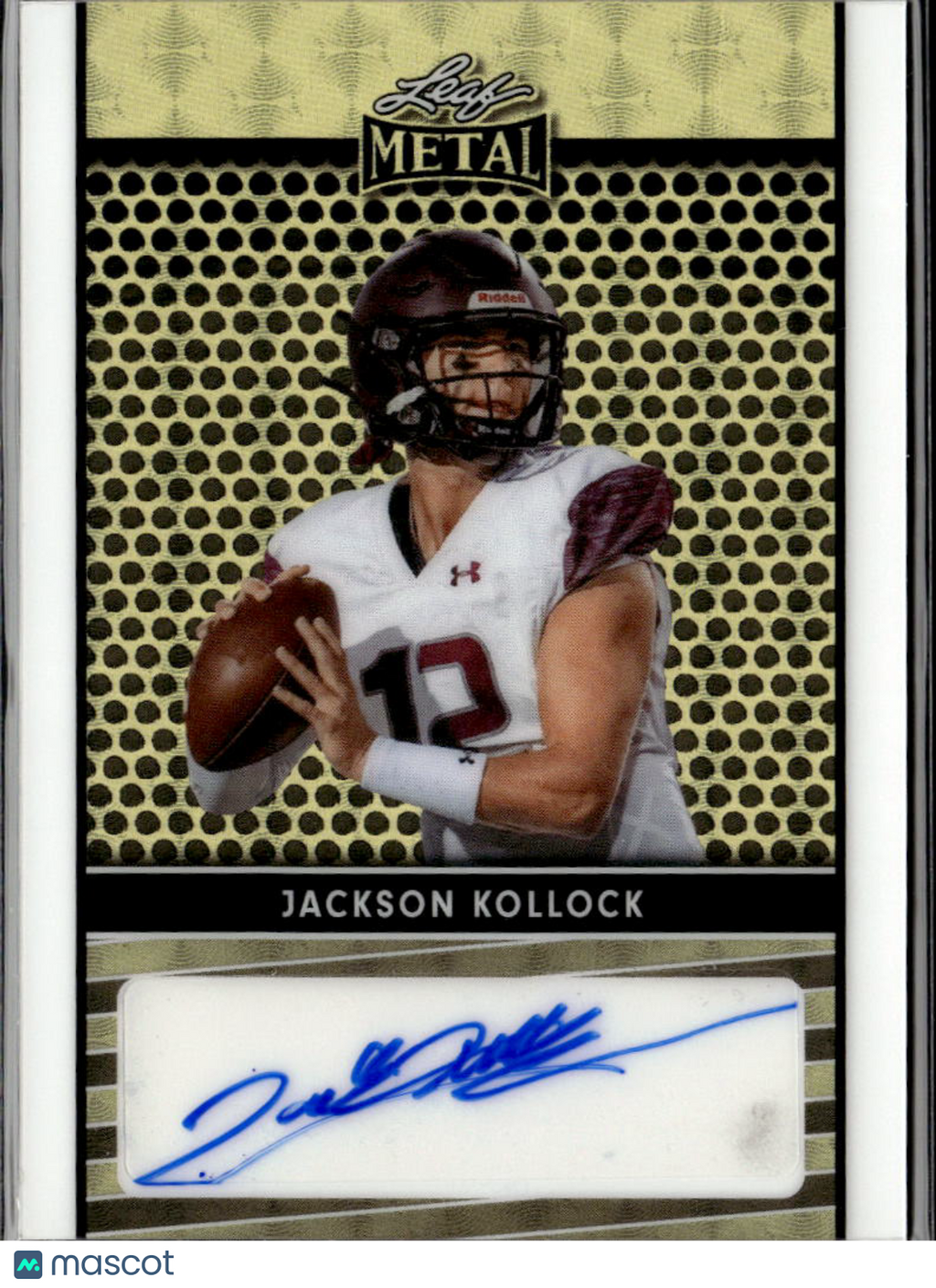 Jackson Kollock 2024 Leaf Metal Auto Autograph RC UC Davis 1/1
