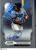 Wander Franco 2019 Bowman Sterling Auto Autograph Tampa Bay Rays