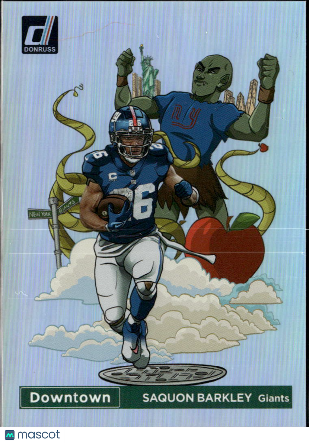 Saquon Barkley 2023 Donruss DOWNTOWN CASE HIT SSP New York Giants