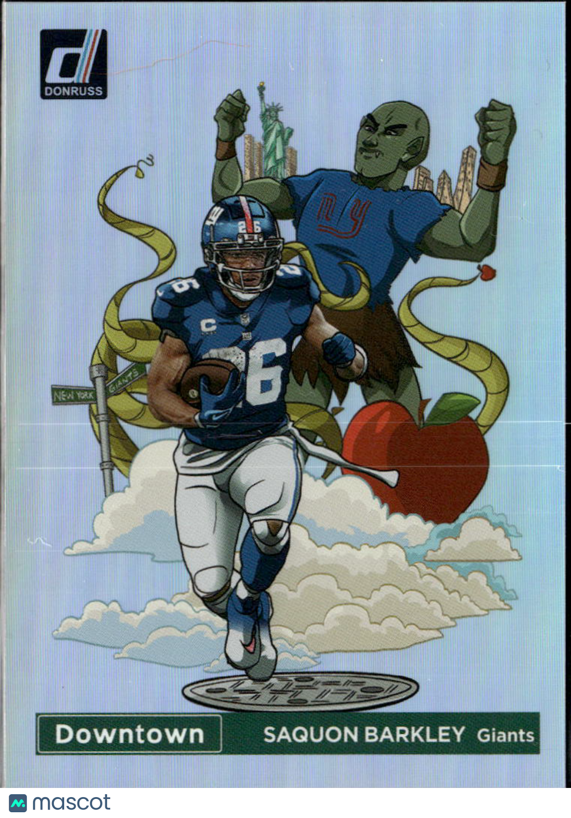 Saquon Barkley 2023 Donruss DOWNTOWN CASE HIT SSP New York Giants