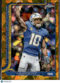 Justin Herbert 2025 Topps Chrome Sapphire Image Variation GOLD 40/50 LA Chargers