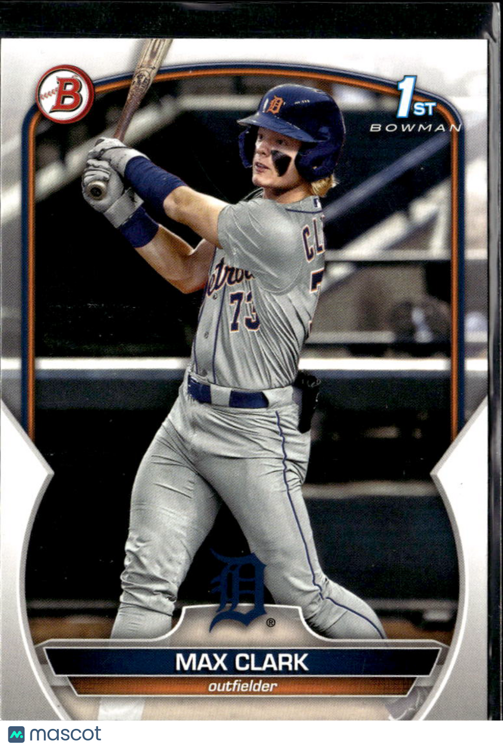 Max Clark 2023 Bowman Draft 1st Rookie RC Detroit Tigers