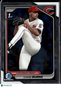Chase Burns 2024 Bowman Chrome 1st Rookie RC Cincinnati Reds