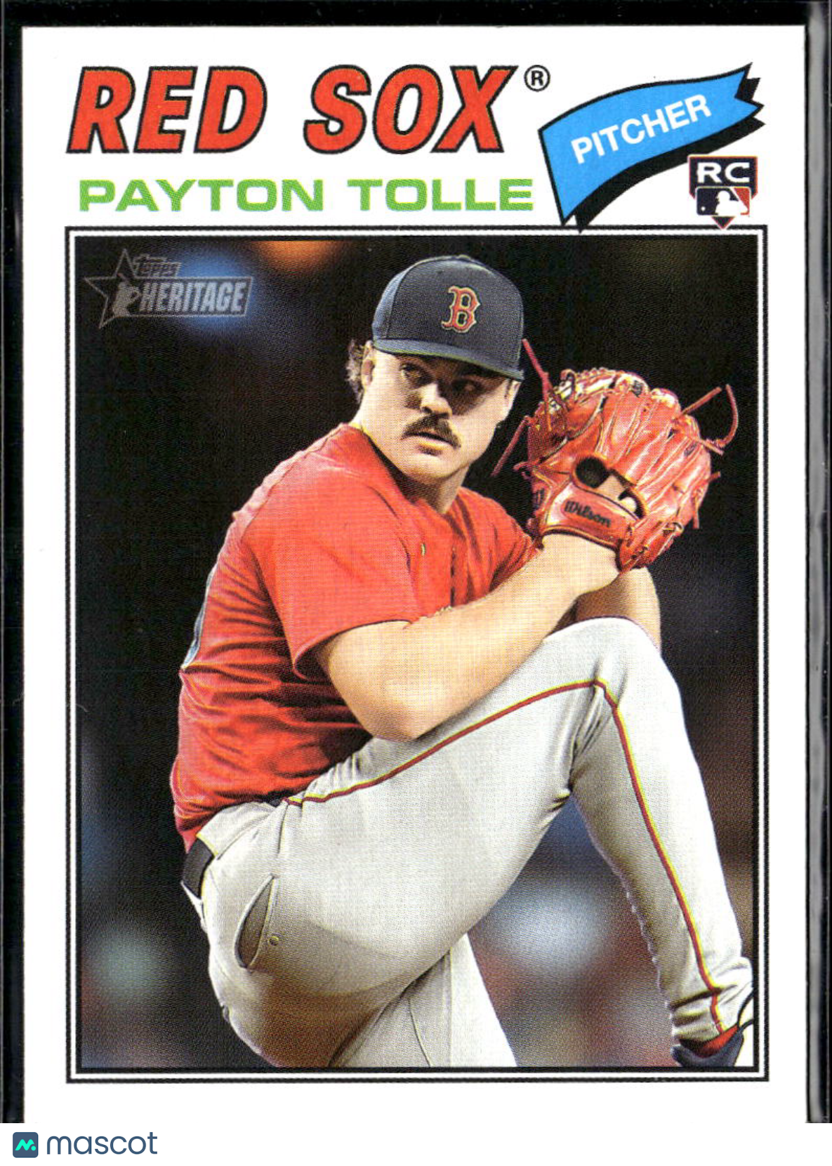 Payton Tolle 2026 Topps Heritage RC Rookie Boston Red Sox