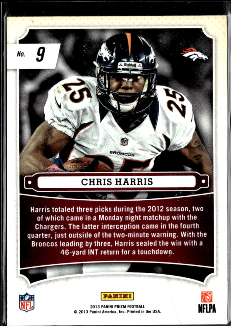 Chris Harris 2013 Panini Prizm Monday Night Heroes Bixby Denver Broncos