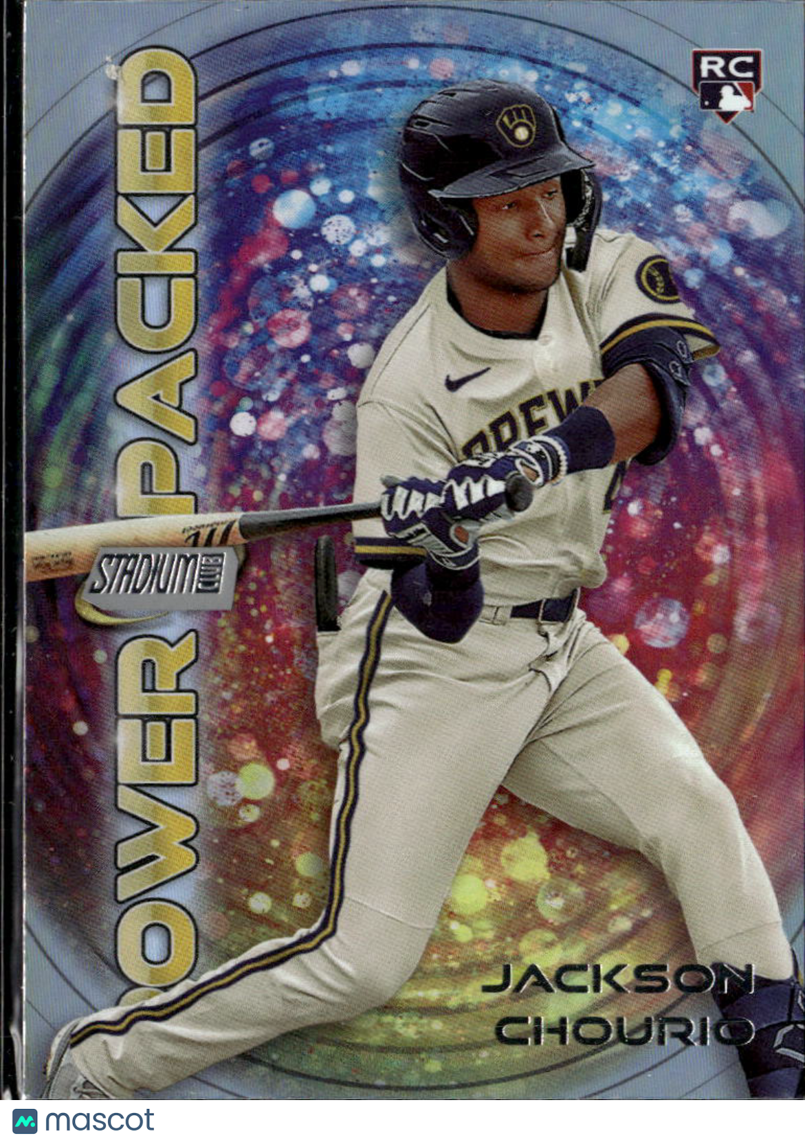 Jackson Chourio 2024 Topps Stadium Club Power Packed RC Rookie Milwaukee Brewers