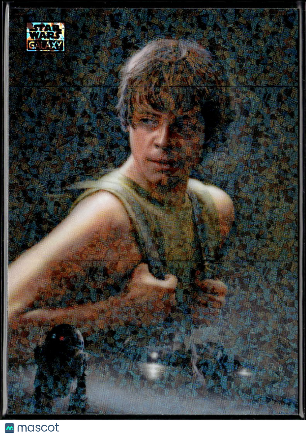 Educating Luke 2026 Topps Star Wars Galaxy Chrome Mini Diamond Refractor #19