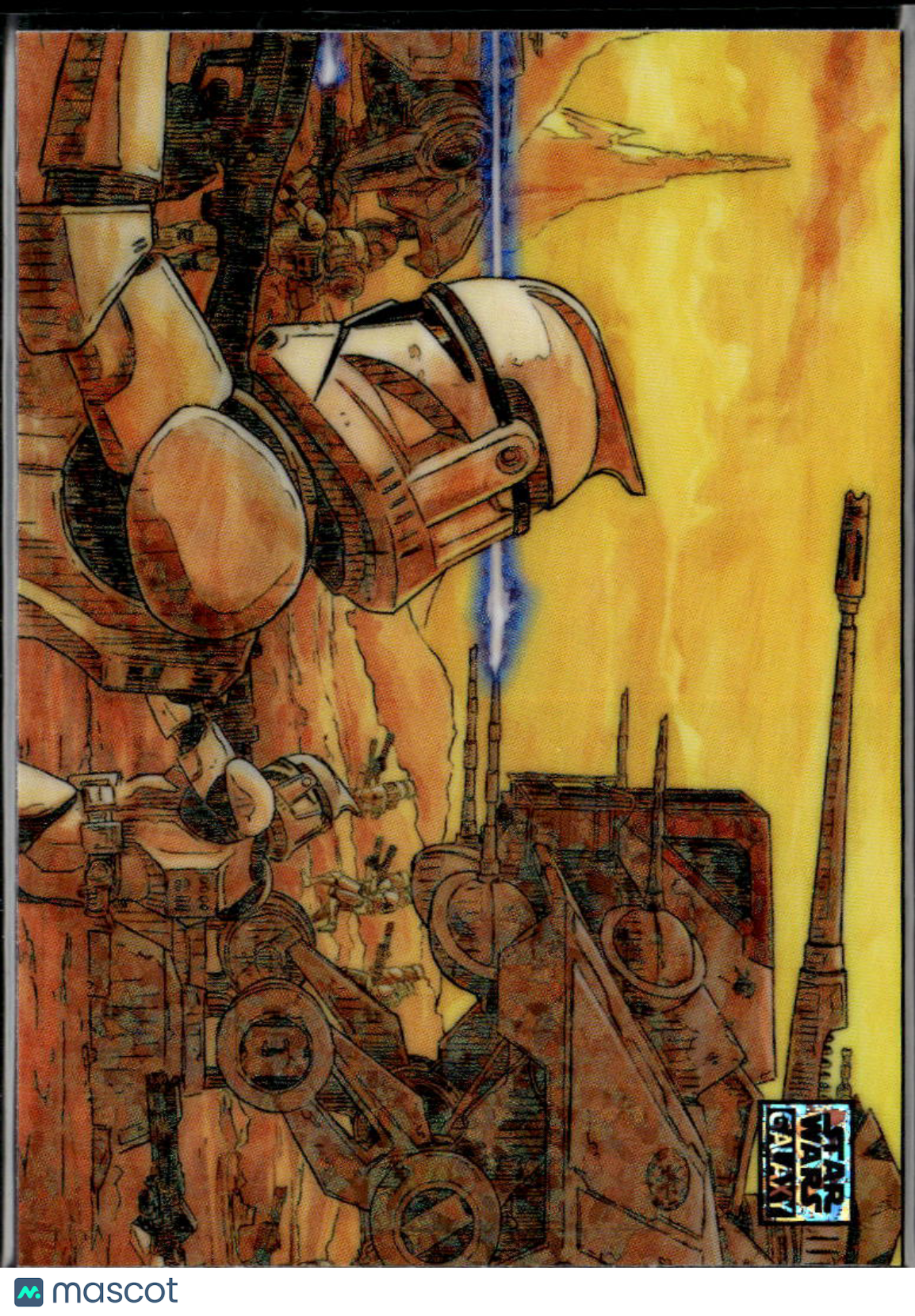 The Clones Advance 2026 Topps Star Wars Galaxy Mini Diamond Refractor #75