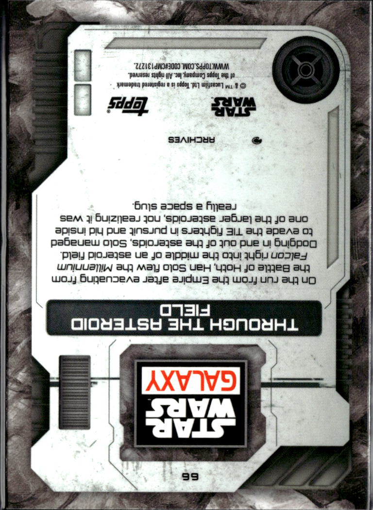 Through The Asteroid Field 2026 Topps Star Wars Galaxy Mini Diamond #66