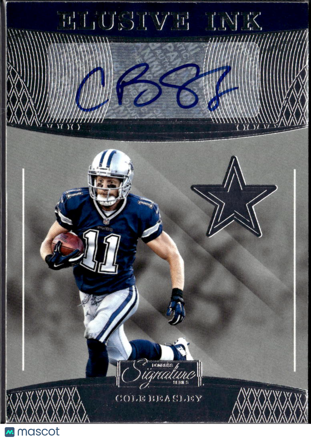 Cole Beasley 2016 Donruss Signature Auto Autograph Dallas Cowboys