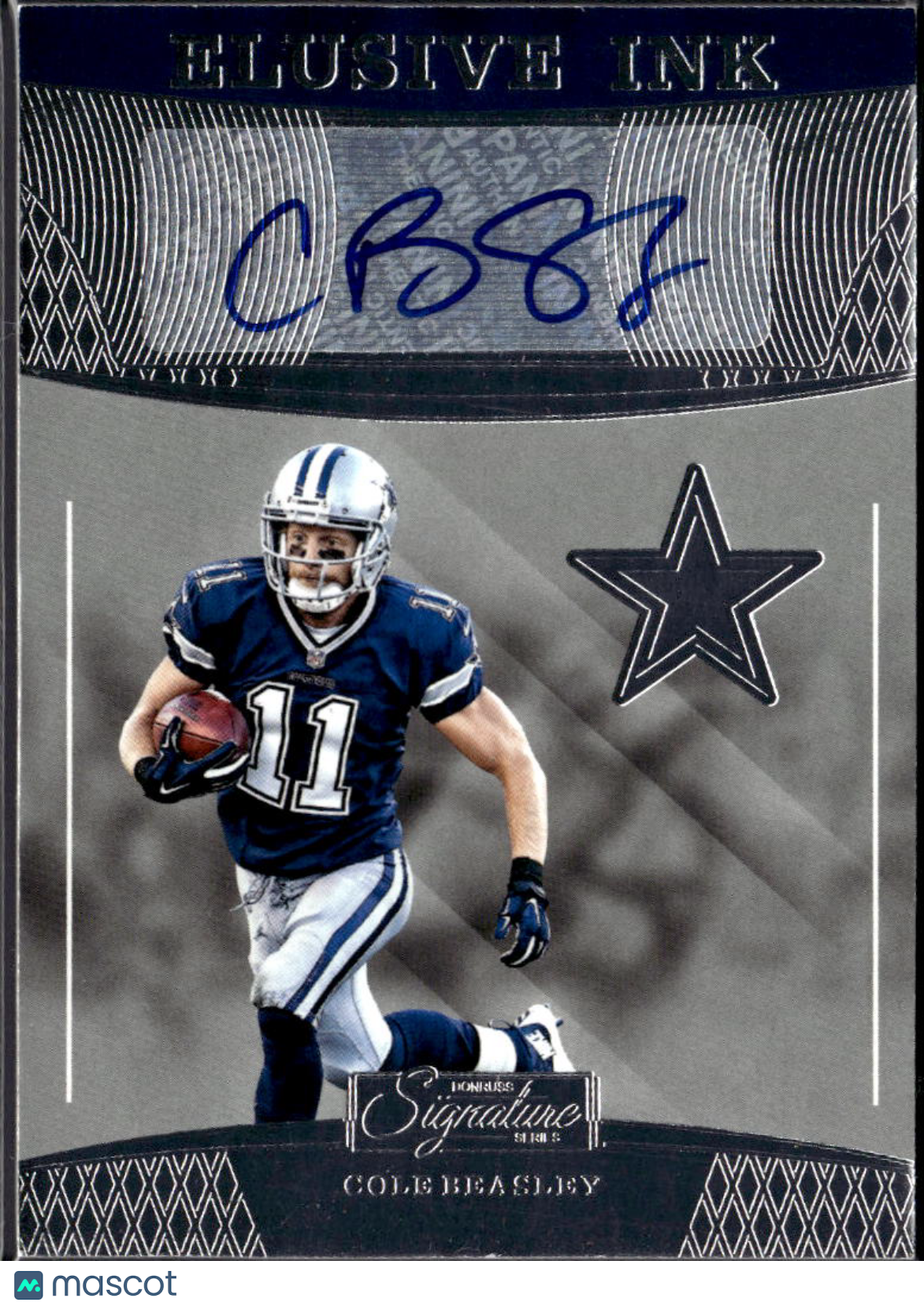 Cole Beasley 2016 Donruss Signature Auto Autograph Dallas Cowboys